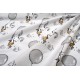 Σεντόνια Παιδικά Μονά Σετ Kids Floating Bunny 715 Grey Cotton Dimcol (160x240) 2Τεμ