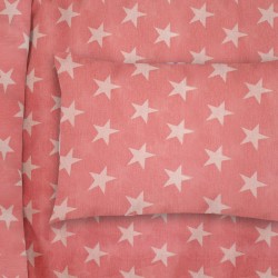 Μαξιλαροθήκη Παιδική Kids Star 34 Coral Cotton Dimcol (50x70) 1Τεμ