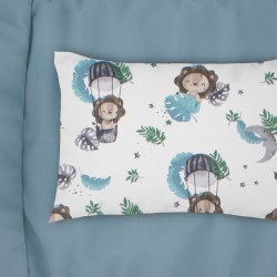 Μαξιλαροθήκες Παιδικές Kids Lion 533 Sky Blue Cotton Dimcol (50x70) 1Τεμ