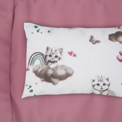 Μαξιλαροθήκες Παιδικές Kids Kitten 560 Petrol Cotton Dimcol (50x70) 1Τεμ Μαξιλαροθήκες Παιδικές Kids Kitten 560 Petrol Cotton Dimcol (50x70) 1Τεμ