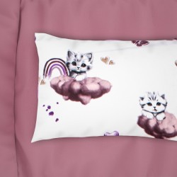 Μαξιλαροθήκες Παιδικές Kids Kitten 561 Mauve Cotton Dimcol (50x70) 1Τεμ Μαξιλαροθήκες Παιδικές Kids Kitten 561 Mauve Cotton Dimcol (50x70) 1Τεμ
