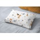 Μαξιλαροθήκη Παιδική Kids Giraffe 599 White-Orange Cotton Dimcol (50x70) 1Τεμ