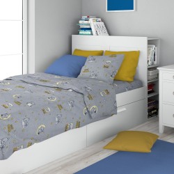 Σεντόνια Παιδικά Μονά Σετ Kids Sweet Dreams 552 Grey Cotton Dimcol (160x240) 2Τεμ