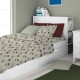 Σεντόνια Μονά Σετ Kids Big Cats 27 Light Olive Cotton Dimcol (160x240) 2Τεμ