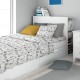 Σεντόνια Παιδικά Μονά Σετ Kids Seabirds 578 White-Grey Cotton Dimcol (160x240) 2Τεμ