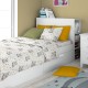 Σεντόνια Παιδικά Μονά Σετ Kids Lion Cub 531 Grey Cotton Dimcol (160x240) 3Τεμ