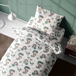 Σεντόνια Παιδικά Μονά Σετ Kids Lion 534 Green Cotton Dimcol (160x240) 3Τεμ Σεντόνια Παιδικά Μονά Σετ Kids Lion 534 Green Cotton Dimcol (160x240) 3Τεμ