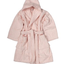 Μπουρνούζι Παιδικό Με Κουκούλα Κολυμβητήριου Kids Apricot Cotton Dimcol 1Τεμ