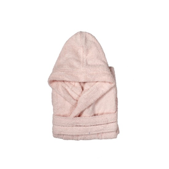 Μπουρνούζι Παιδικό Με Κουκούλα Κολυμβητήριου Kids Apricot Cotton Dimcol 1Τεμ