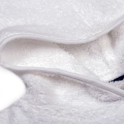 Πόντσο Παιδικό Κολυμβητηρίου Kids White Cotton Dimcol (60x120) 1Τεμ