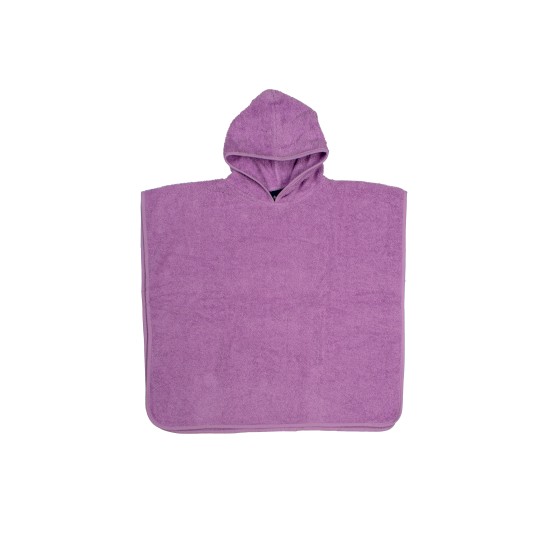 Πόντσο Παιδικό Κολυμβητηρίου Kids Mauve Cotton Dimcol (60x120) 1Τεμ