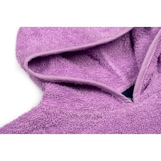 Πόντσο Παιδικό Κολυμβητηρίου Kids Mauve Cotton Dimcol (60x120) 1Τεμ