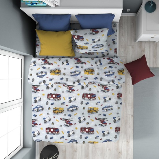 Παπλωματοθήκη Παιδική Φανελένια Μονή Kids Toys 46 Sky Blue Flannel Cotton Dimcol (160x240) 1Τεμ Παπλωματοθήκη Παιδική Φανελένια Μονή Kids Toys 46 Sky Blue Flannel Cotton Dimcol (160x240) 1Τεμ