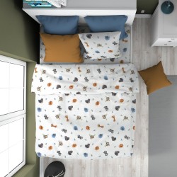 Παπλωματοθήκη Παιδική Φανελένια Μονή Kids Zoo 29 White Flannel Cotton Dimcol (160x240) 1Τεμ Παπλωματοθήκη Παιδική Φανελένια Μονή Kids Zoo 29 White Flannel Cotton Dimcol (160x240) 1Τεμ