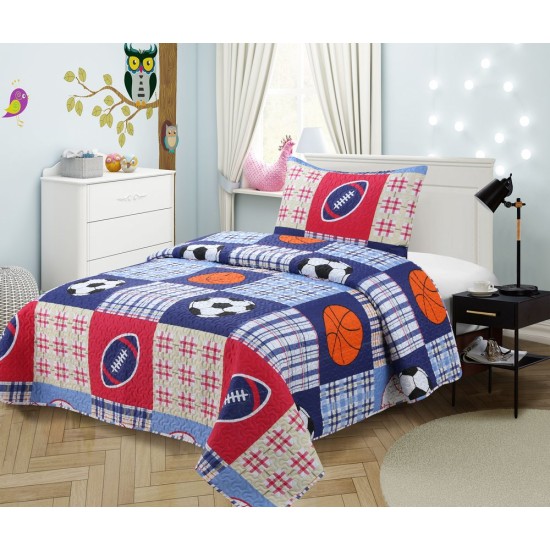 Κουβερλί Παιδικό Μονό Σετ Print 251 Microfiber Dimcol (160x220) 2Τεμ