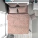 Παπλωματοθήκη Υπέρδιπλη Print Άρτεμις 703 Dusty Rose Cotton Dimcol (220x240) 1Τεμ