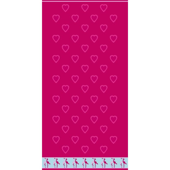 Πετσέτα Θαλάσσης Velour 227 Jacquard Cotton Dimcol (87x165) 1Τεμ