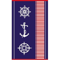 Πετσέτα Θαλάσσης Βελουτέ 232 Jacquard 420 gsm Cotton Dimcol (87x165) 1Τεμ Πετσέτα Θαλάσσης Βελουτέ 232 Jacquard 420 gsm Cotton Dimcol (87x165) 1Τεμ