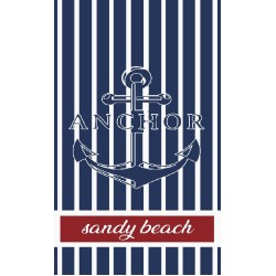 Πετσέτα Θαλάσσης Βελουτέ 237 Jacquard 420 gsm Cotton Dimcol (87x165) 1Τεμ Πετσέτα Θαλάσσης Βελουτέ 237 Jacquard 420 gsm Cotton Dimcol (87x165) 1Τεμ