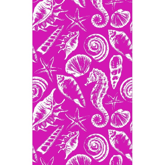 Πετσέτα Θαλάσσης Βελουτέ 238 Jacquard 420 gsm Cotton Dimcol (87x165) 1Τεμ