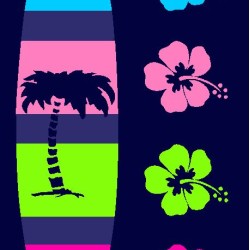 Πετσέτα Θαλάσσης Βελουτέ 240 Jacquard 420 gsm Cotton Dimcol (87x165) 1Τεμ