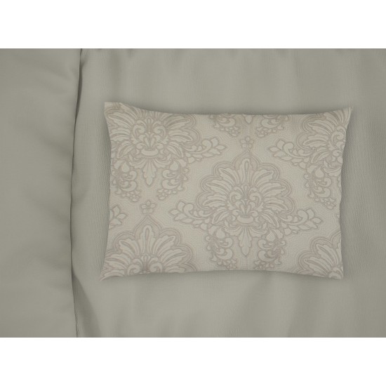 Μαξιλαροθήκη Print Άρτεμις 702 Beige Cotton Dimcol (50x70) 1Τεμ