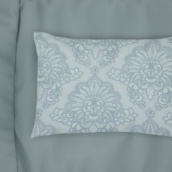Μαξιλαροθήκη Print Άρτεμις 705 Light Blue-Grey Cotton Dimcol (50x70) 1Τεμ