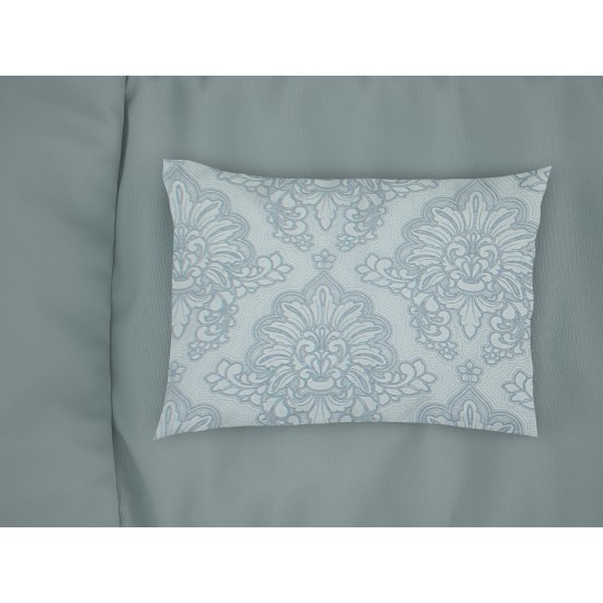 Μαξιλαροθήκη Print Άρτεμις 705 Light Blue-Grey Cotton Dimcol (50x70) 1Τεμ