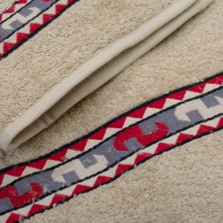 Πετσέτες Σετ Zucchi Beige Jacquard Cotton Dimcol 2Τεμ