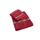 Πετσέτες Σετ Zucchi Red Jacquard Cotton Dimcol 2Τεμ