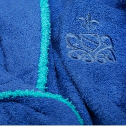 Μπουρνούζι Με Γιακά Blue Cotton Dimcol 1Τεμ Μπουρνούζι Με Γιακά Blue Cotton Dimcol 1Τεμ