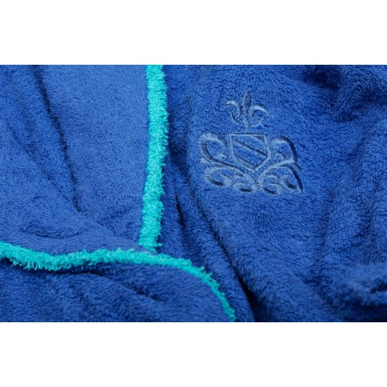 Μπουρνούζι Με Γιακά Blue Cotton Dimcol 1Τεμ