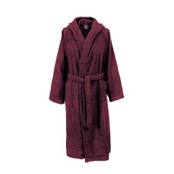Μπουρνούζι Με Κουκούλα 3010 Bordeaux Cotton Dimcol 1Τεμ