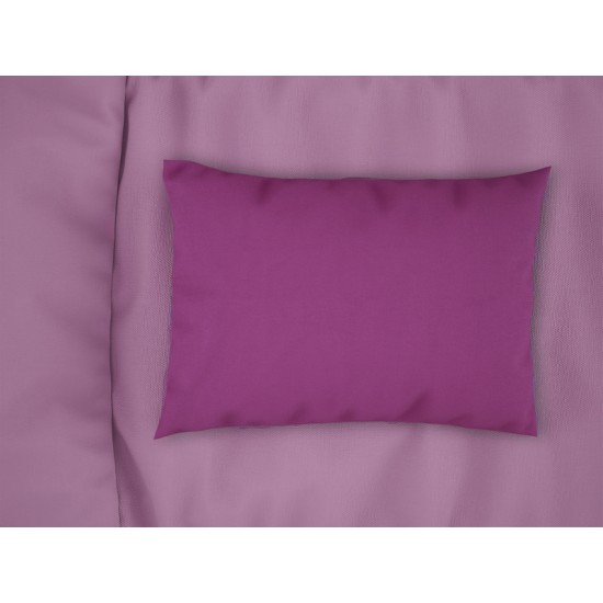 Μαξιλαροθήκη Solid 501 Dark Magenta Cotton Dimcol (50x70) 1Τεμ