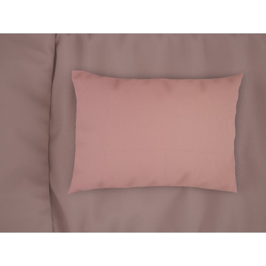 Μαξιλαροθήκη Solid 503 Dusty Rose Cotton Dimcol (50x70) 1Τεμ