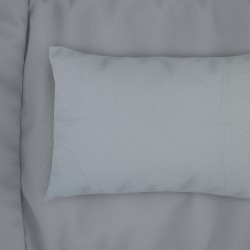 Μαξιλαροθήκη Solid 505 Light Blue-Grey Cotton Dimcol (50x70) 1Τεμ