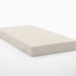 Κατωσέντονο Μονό Exotic Line Ecru Cotton Dimcol (100x200+30) Με Λάστιχο 1Τεμ