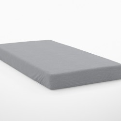 Κατωσέντονο Μονό Exotic Line Grey Cotton Dimcol (100x200+30) Με Λάστιχο 1Τεμ