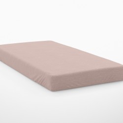 Κατωσέντονο King Size Exotic Line Dusty Rose Cotton Dimcol (180x200+30) Με Λάστιχο 1Τεμ