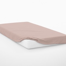 Κατωσέντονο King Size Exotic Line Dusty Rose Cotton Dimcol (180x200+30) Με Λάστιχο 1Τεμ