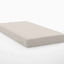 Κατωσέντονο Μονό Exotic Line Beige Cotton Dimcol (100x200+30) Με Λάστιχο 1Τεμ