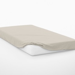 Κατωσέντονο Μονό Exotic Line Beige Cotton Dimcol (100x200+30) Με Λάστιχο 1Τεμ