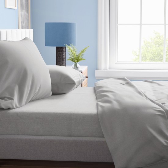 Πανωσέντονο Υπέρδιπλο Solid 496 Elephant Cotton Dimcol (220x240) 1Τεμ