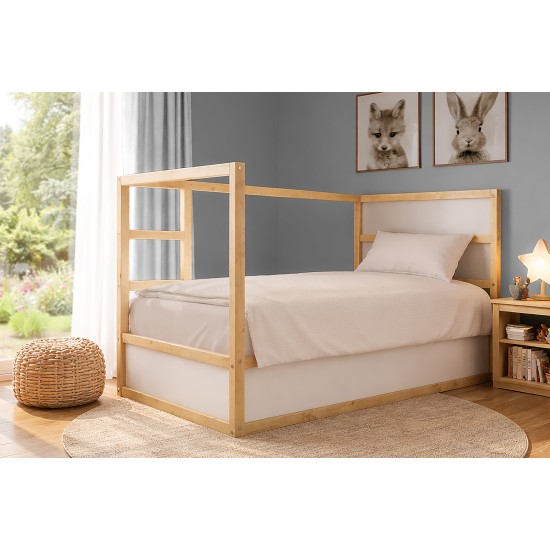 Κουβέρτα Πικέ Μονή Solid Classic Ecru Cotton Dimcol (165x270) 1Τεμ