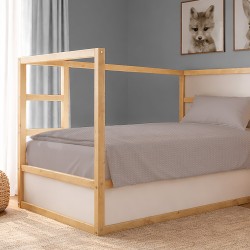 Κουβέρτα Πικέ Μονή Solid Classic Elephant Cotton Dimcol (165x270) 1Τεμ