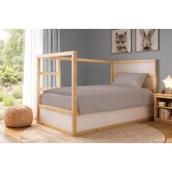 Κουβέρτα Πικέ Μονή Solid Classic Elephant Cotton Dimcol (165x270) 1Τεμ