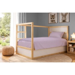 Κουβέρτα Πικέ Μονή Solid Classic Pastel Lilac Cotton Dimcol (165x270) 1Τεμ
