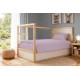 Κουβέρτα Πικέ Μονή Solid Classic Pastel Lilac Cotton Dimcol (165x270) 1Τεμ