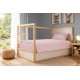Κουβέρτα Πικέ Μονή Solid Classic English Rose Cotton Dimcol (165x270) 1Τεμ
