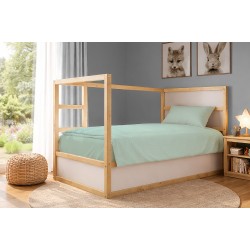 Κουβέρτα Πικέ Μονή Solid Classic Mint Cotton Dimcol (165x270) 1Τεμ
